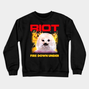 RIOT FIRE DOWN UNDER MERCH VTG Crewneck Sweatshirt